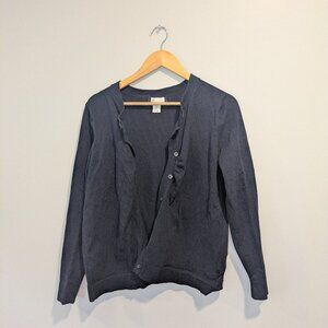 motherhood maternity navy cardigan sweater